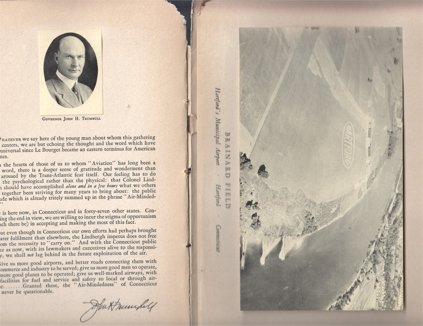 Alternate view of Vintage Photograph of Colonel Charles A. Lindbergh in Flight Jacket - Aviation History Memorabilia (File: Folder6-14.jpg)