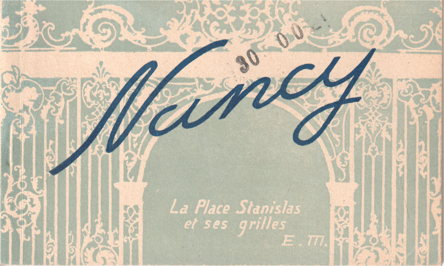 Vintage Real Photo Booklet – Nancy, France | C.A.P. Paris | Compagnie des Arts Photomécaniques (c. 1940s–50s)