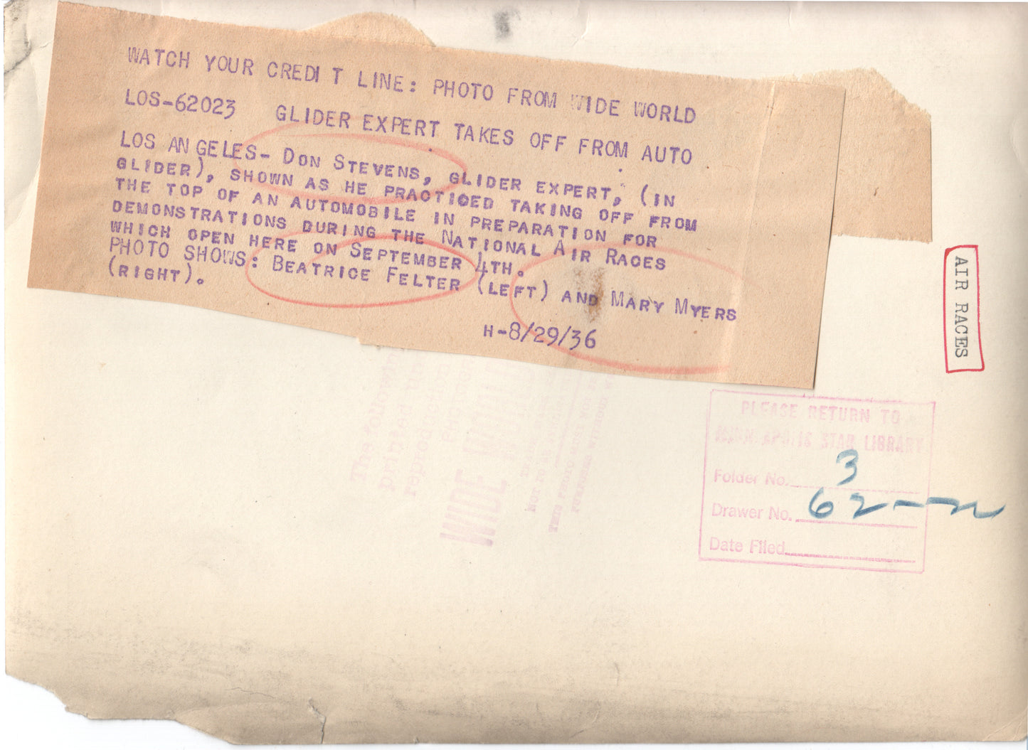 Alternate view of Vintage 1930s Photo of Glamorous Women in Bathing Suits with Classic Car and Plane - Image: Folder28-2