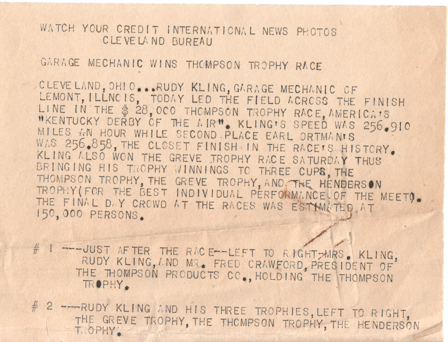 Alternate view of Vintage WWII Aircraft Ground Crew Photograph - Military Aviation History, Aircraft ID 77037 - Image: Folder13-8