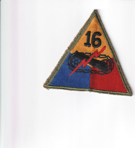 Vintage patch of the 16th Armored Division - File: 2025-05-13-0002.jpg